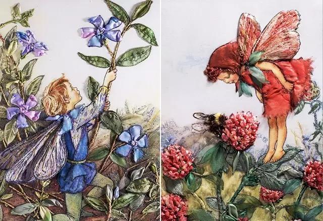 上手快，耗时短，丝带绣出百花园