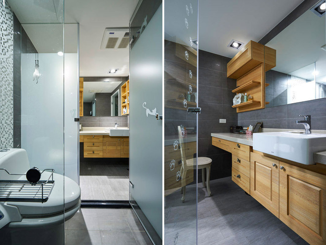 卫生间浴室柜太脏？老婆只用了一张纸，立马干干净净！