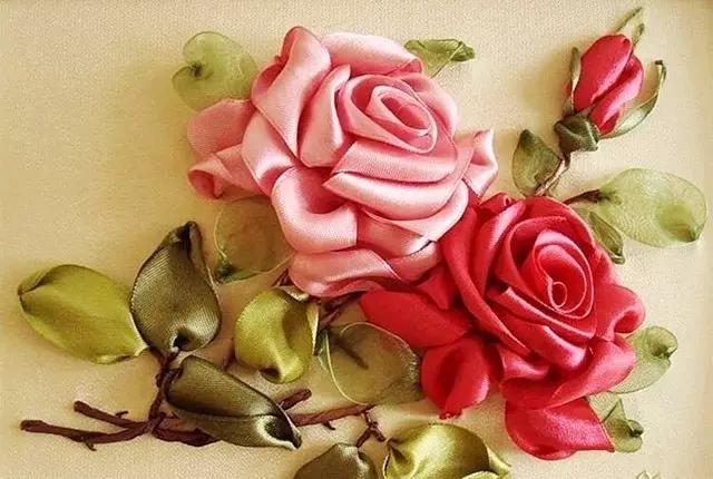 上手快，耗时短，丝带绣出百花园