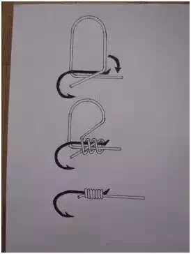 绑钩图解,路亚绑钩方法图解视频