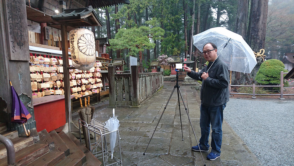 #与索尼为5#赏樱之旅之三：暴雨中方见机身防水之本色！