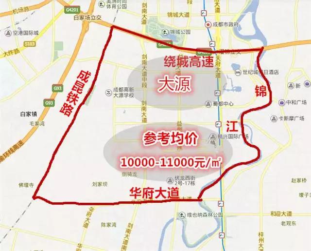 成都天府新区房价地图全图高清版,成都天府新区2021房价一览表