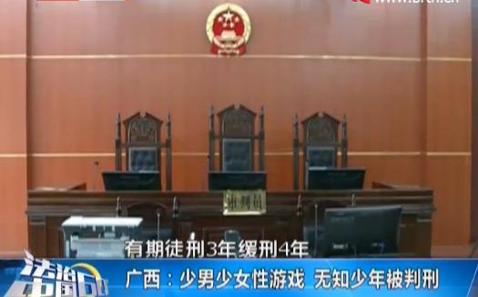 少男少女*游戏性**无知少年被判刑
