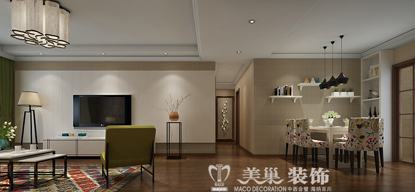 倾一世之眸,演绎现代经典金鹏时代装修设计