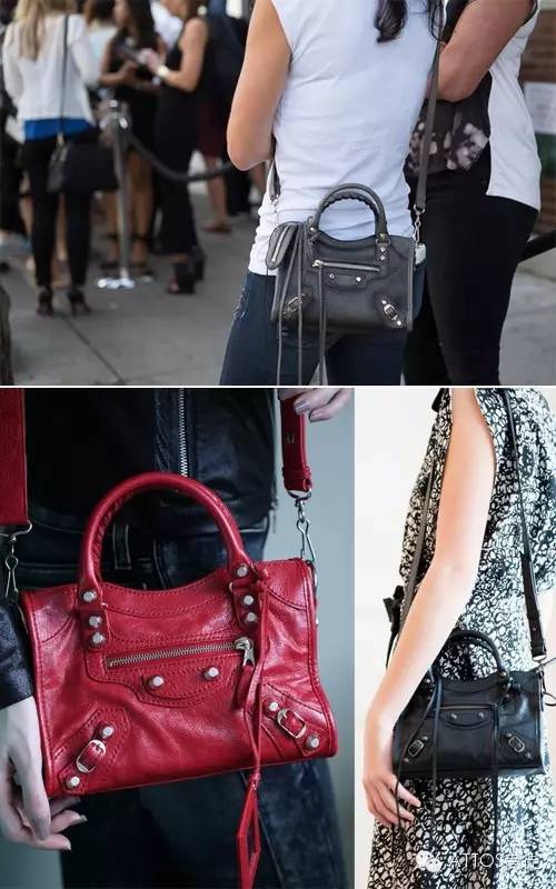 balenciaga机车包mini,复古机车包大容量