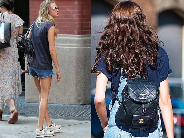 双肩包时髦背法,双肩包省钱