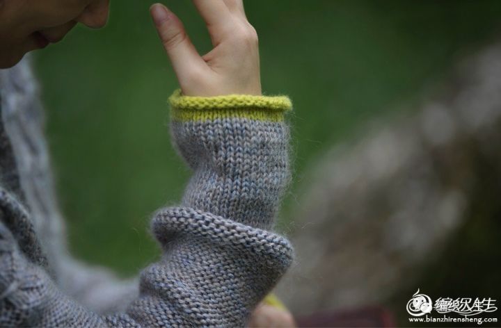 宽松的棒针开衫大衣外套编织教程,大衣配羊毛开衫