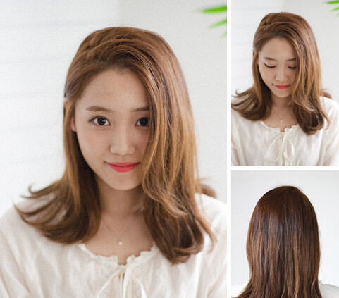 韩国女神发型,韩国明星女发型