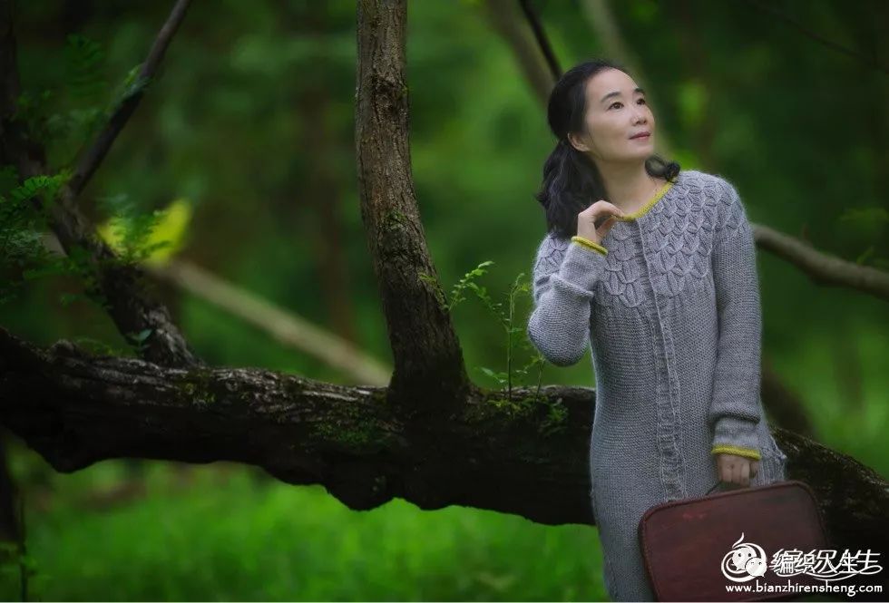 宽松的棒针开衫大衣外套编织教程,大衣配羊毛开衫