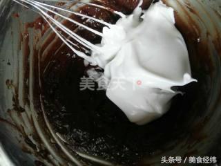 可可巧克力蛋糕制作教程,巧克力可可戚风蛋糕的做法