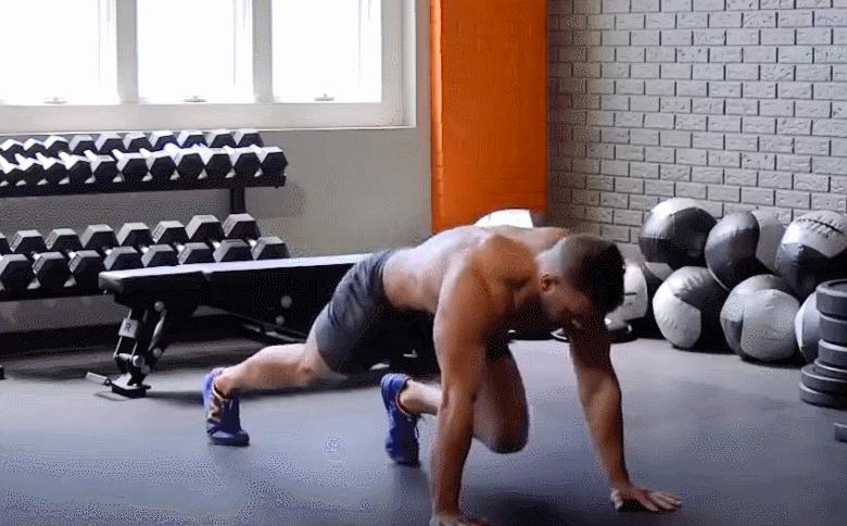 中长跑腰腹肌训练方法,快速练出腹肌俯身登山跑