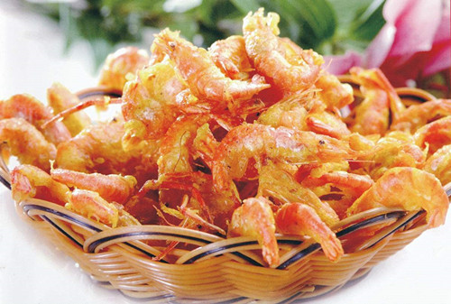 炸河虾又酥又大,干炸酥脆的小河虾