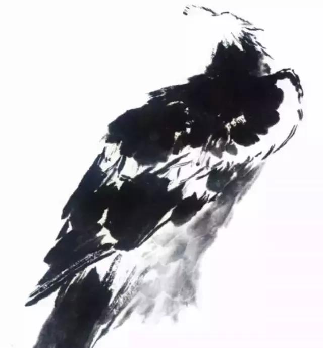 国画写实鹰怎么画,国画画鹰的技法