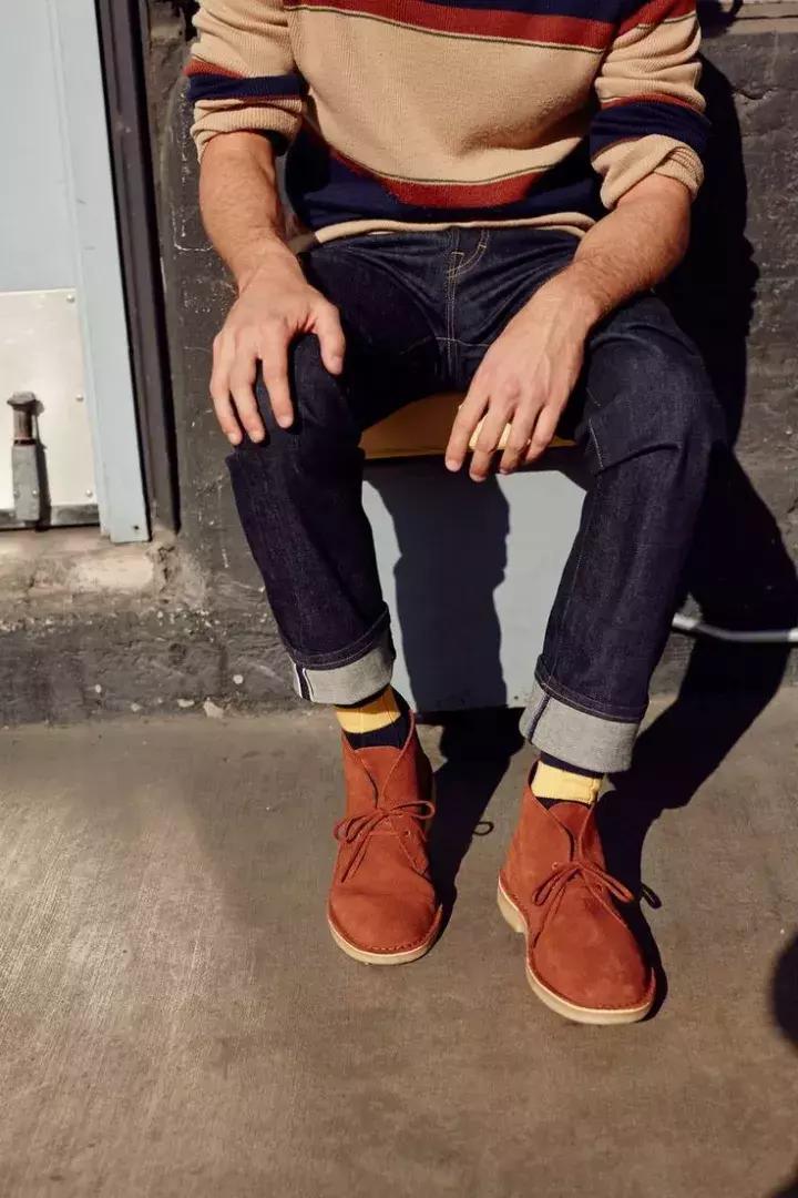 chukka沙漠靴,复古chic沙漠靴