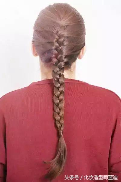 简单的编发教程中长发自己编,简单编发自己编两侧