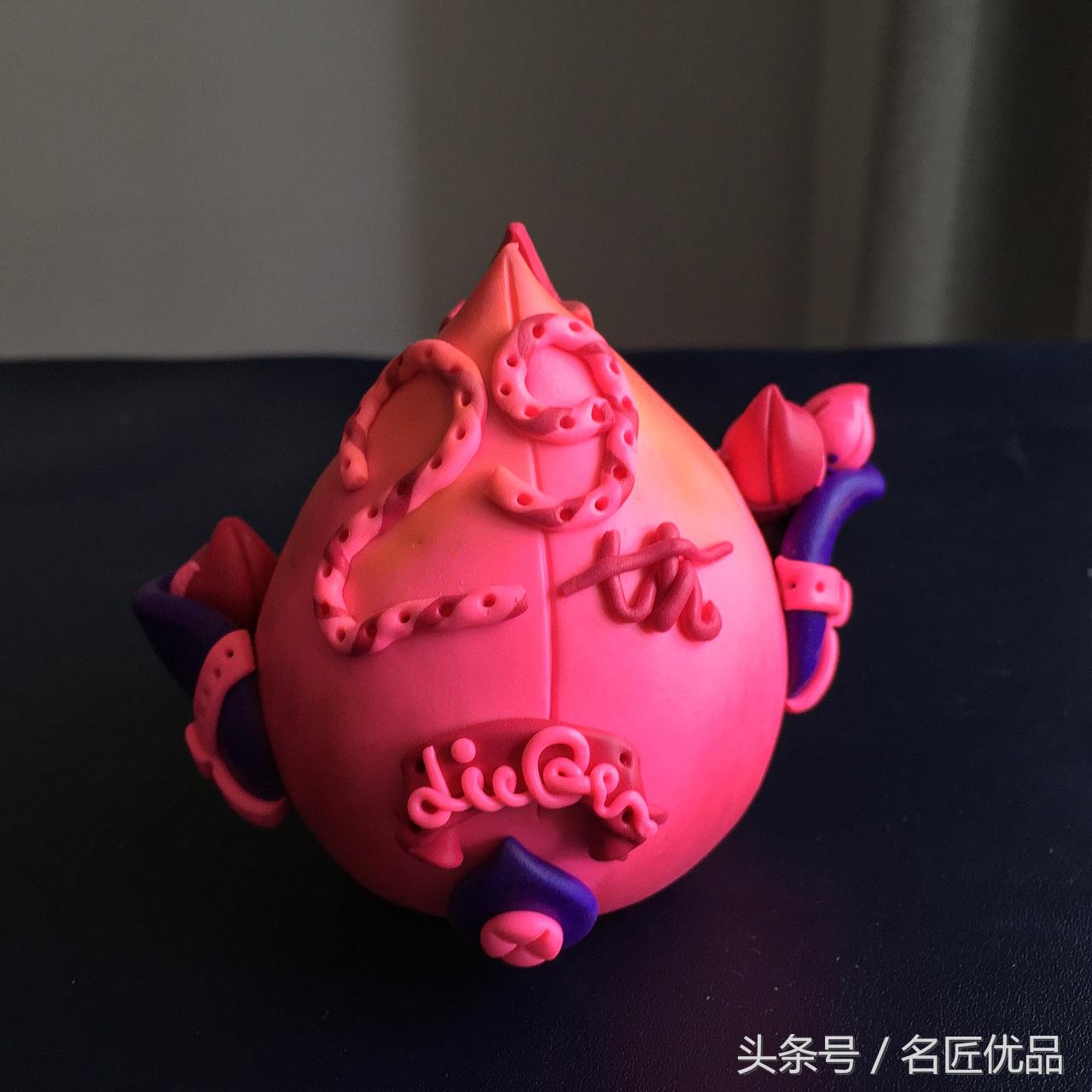 十岁生日大型卡通手工摆件制作,新年创意福桶摆件手工制作