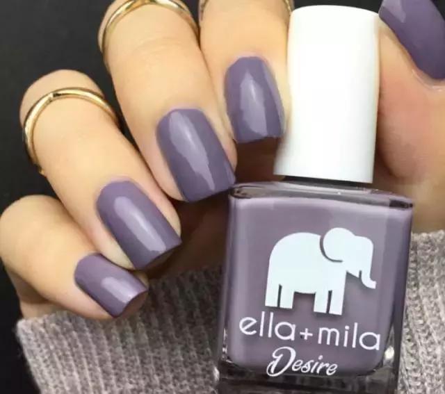 秋冬好看的指甲色,秋冬最适合的指甲油颜色多色搭配