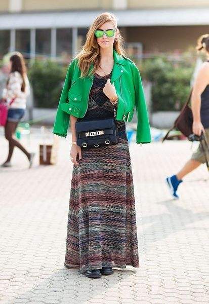 赵丽颖皮衣怎么搭配,赵丽颖大波浪造型皮衣