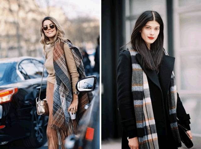 洋气上档次的围巾30岁,秋冬必备的围巾