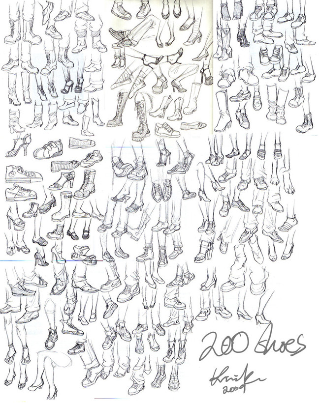 怎么画脚和鞋子,怎么画脚不画鞋子