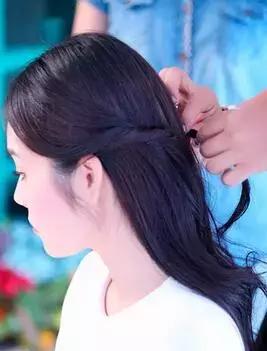 十种中长发编发小教程简单易学,中长发简单高中生编发教程
