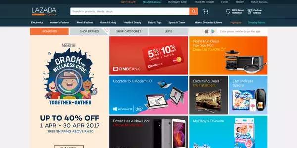 电商平台在马来西亚的市场排名,澳大利亚电商网站排名