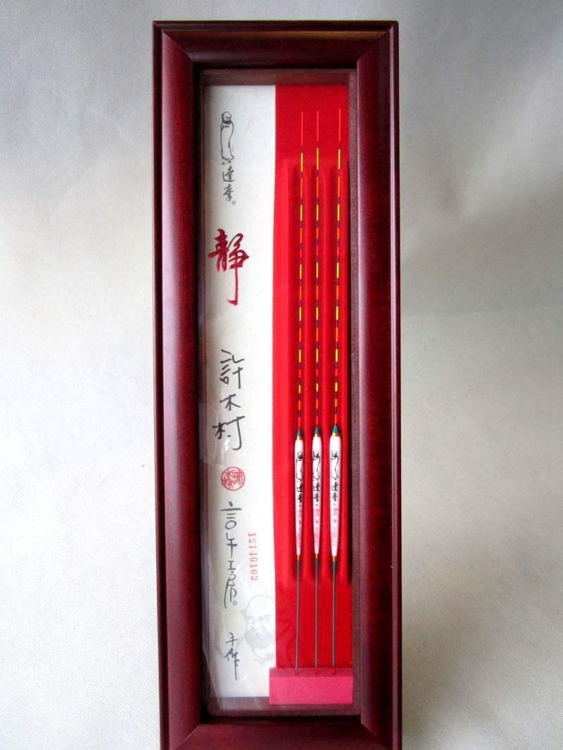 他做的鱼标，每个台钓人都想要！