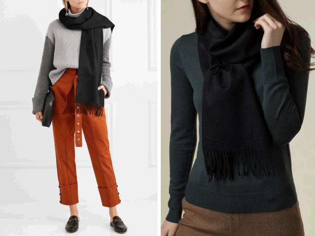 洋气上档次的围巾30岁,秋冬必备的围巾