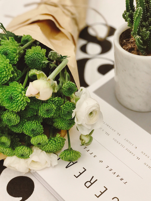 收藏陶瓷花瓶,实用插花技巧书籍推荐