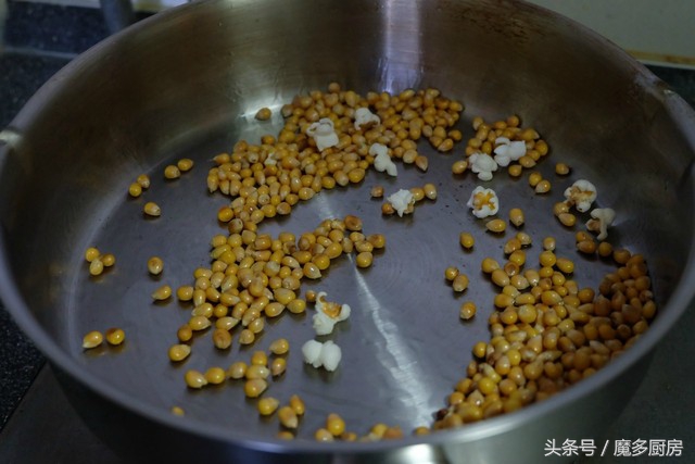 怎么炒玉米花又酥又脆,爆玉米花酥脆做法图解