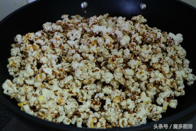 怎么炒玉米花又酥又脆,爆玉米花酥脆做法图解