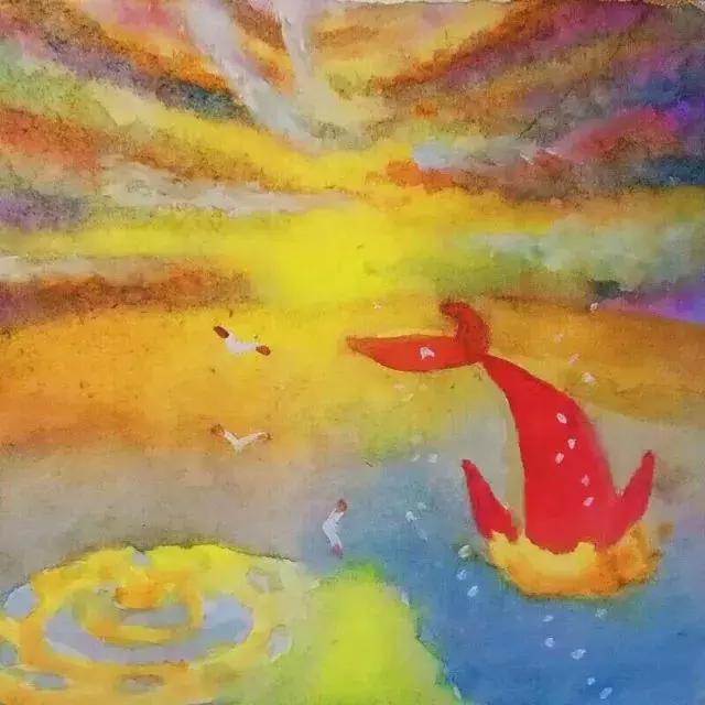 历城二中文化墙,手绘二年级作品