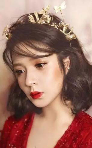 农村婚礼新娘敬酒服套装,婚礼现场敬酒服造型图片大全