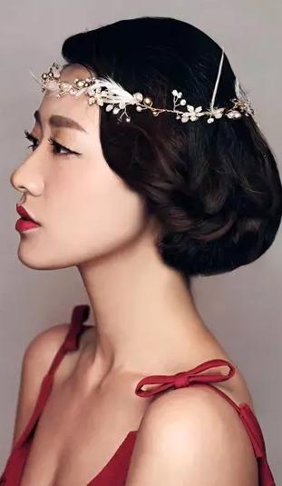 农村婚礼新娘敬酒服套装,婚礼现场敬酒服造型图片大全