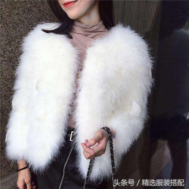 秋冬保暖和贵气皮草穿搭,时尚皮草潮流穿搭皮毛一体