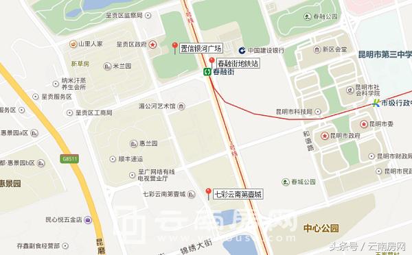 呈贡置信银河广场规划图,呈贡置信银河广场c座22楼