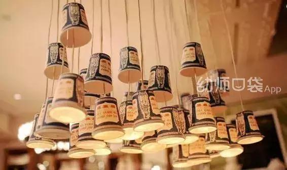 吊饰幼儿园教室吊饰简单环保,用废旧物品做关于冬天的手工吊饰