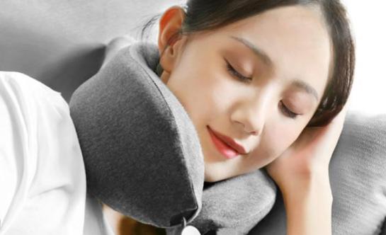 颈椎充气按摩神器护颈枕,颈椎枕头助睡眠护颈枕专用