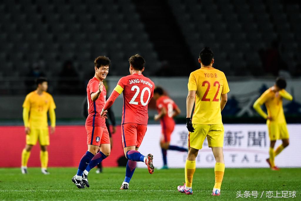 图集：中韩各入两球平局收场，于大宝再度破韩激情庆祝