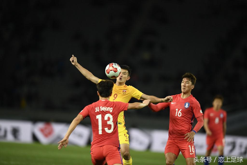图集：中韩各入两球平局收场，于大宝再度破韩激情庆祝