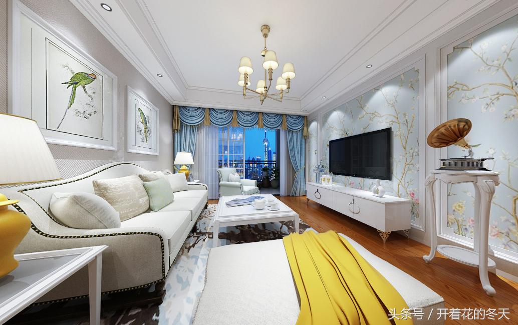 山水如画116平装修效果图,清江山水100平装修效果图