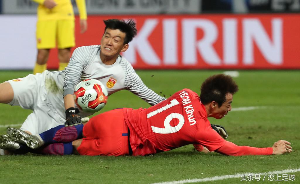 图集：中韩各入两球平局收场，于大宝再度破韩激情庆祝