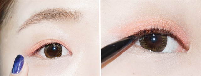 冬日眼妆,让珊瑚色温暖你的冬天