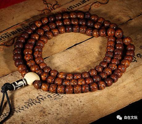 百年老星月菩提最极品的品相,藏式百年老星月菩提佛珠