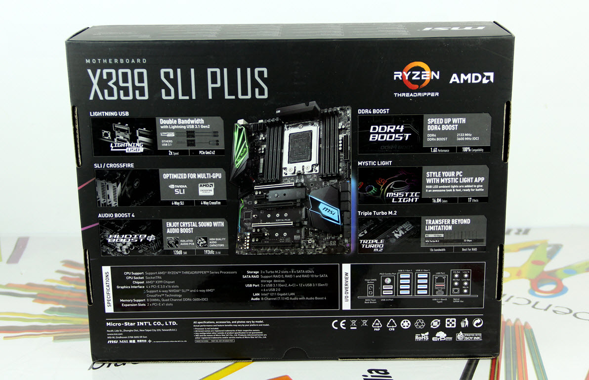 为了大家的线程撕裂者！标配版X399实测