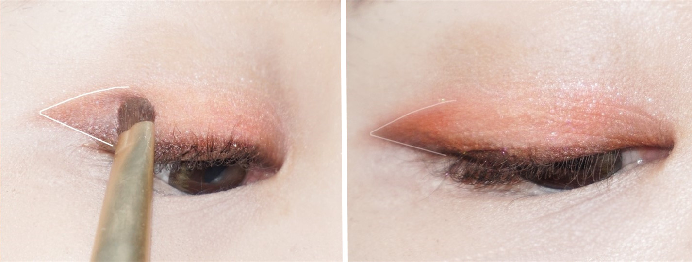 冬日眼妆,让珊瑚色温暖你的冬天