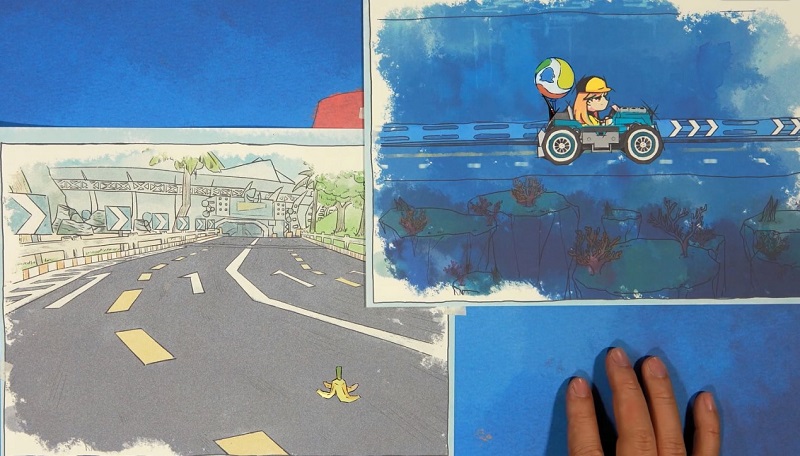 《QQ飞车》手游12月上线1000张手绘重温飞车10年经典瞬间