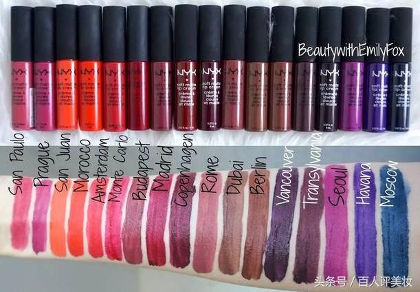 百评：nyx又是一个干到怀疑人生的口红品牌，适合新手练习化妆