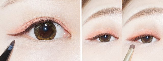 冬日眼妆,让珊瑚色温暖你的冬天