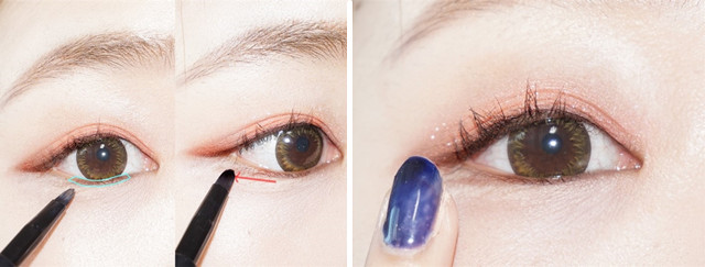 冬日眼妆,让珊瑚色温暖你的冬天